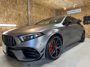 メルセデス AMG A45S ファーストエディション マットセラミック・レザーシートコーティング他施工事例